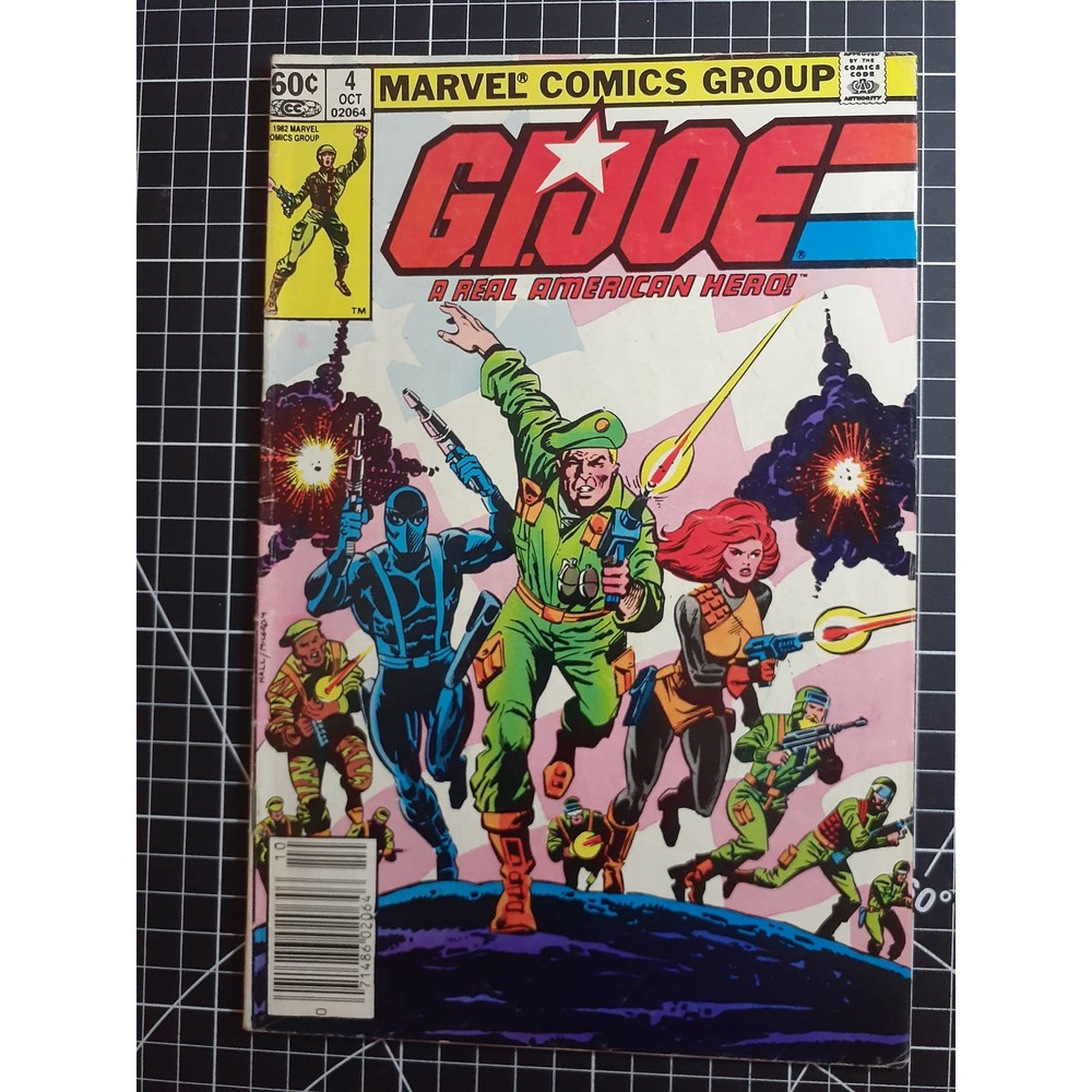 G.I. JOE: A REAL AMERICAN HERO #4, (Oct1982), Marvel, Bronze Age, Newsstand  F